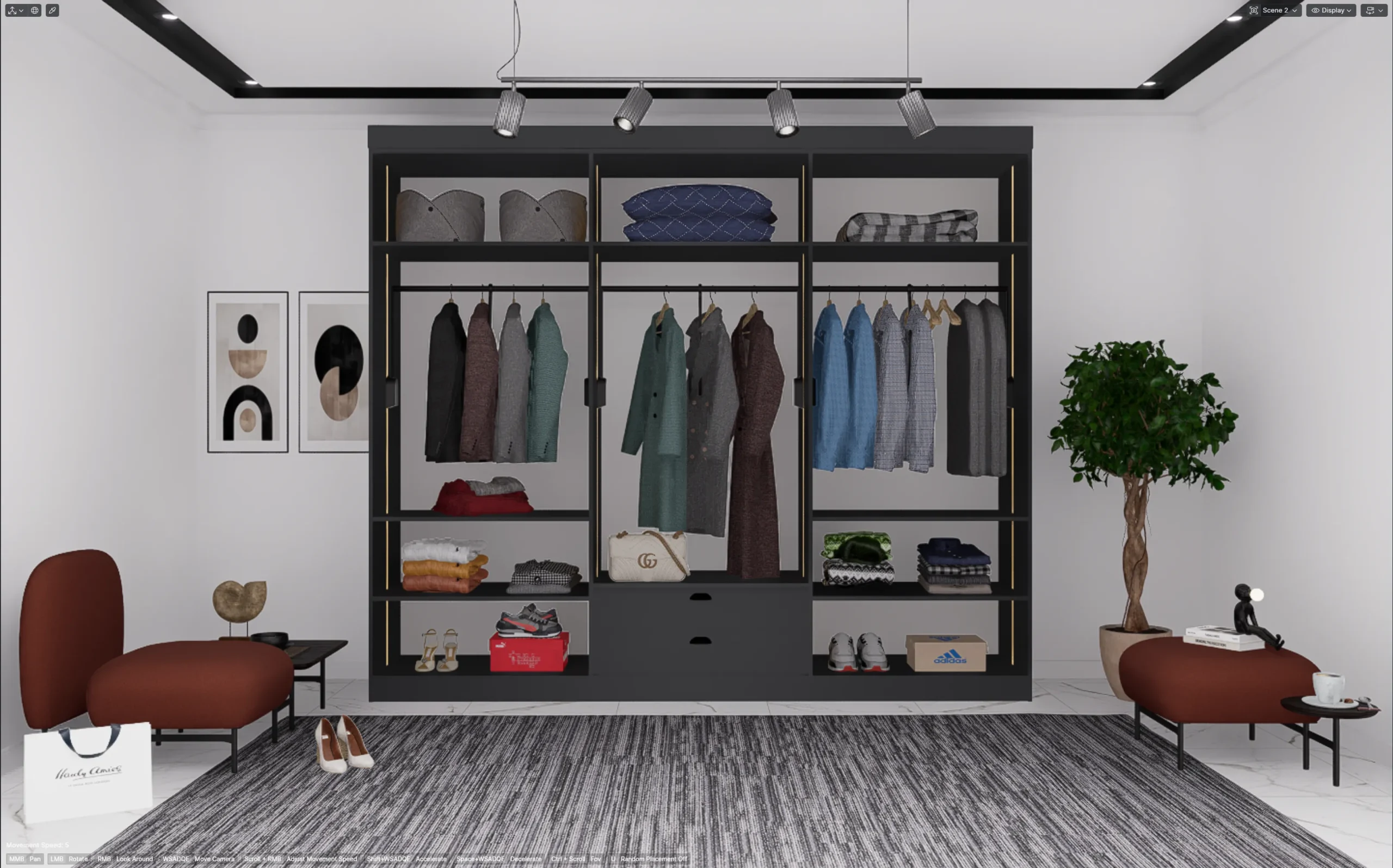 3d dolap tasarim taslak 01 scaled - 3D Dolap Tasarım