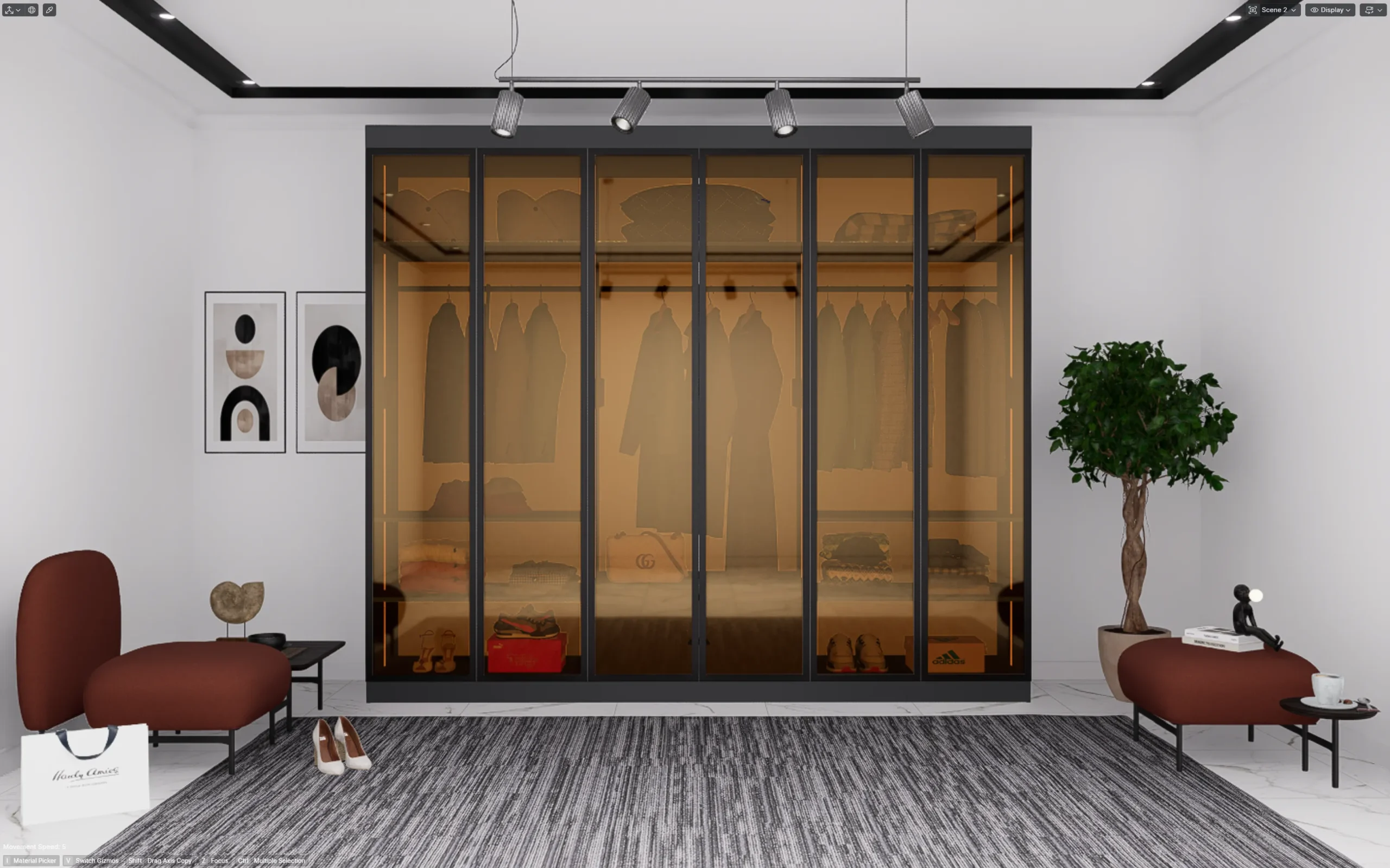 3d dolap tasarim taslak 02 scaled - 3D Dolap Tasarım